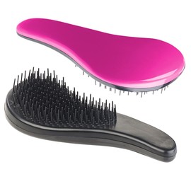 Sichler Beauty Detangling Brush - Detangling Hair Brush Suitable for Any Hair Type, Set of 2 (Detangling Hair Brush)
