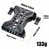 JLWIN Camera Base Plate with 15mm Rod Rail Clamp,Camera Rig