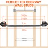 HWOOUSA Pull Up Bar Wall Mounted-Heavy Duty Joist Mounted Pull