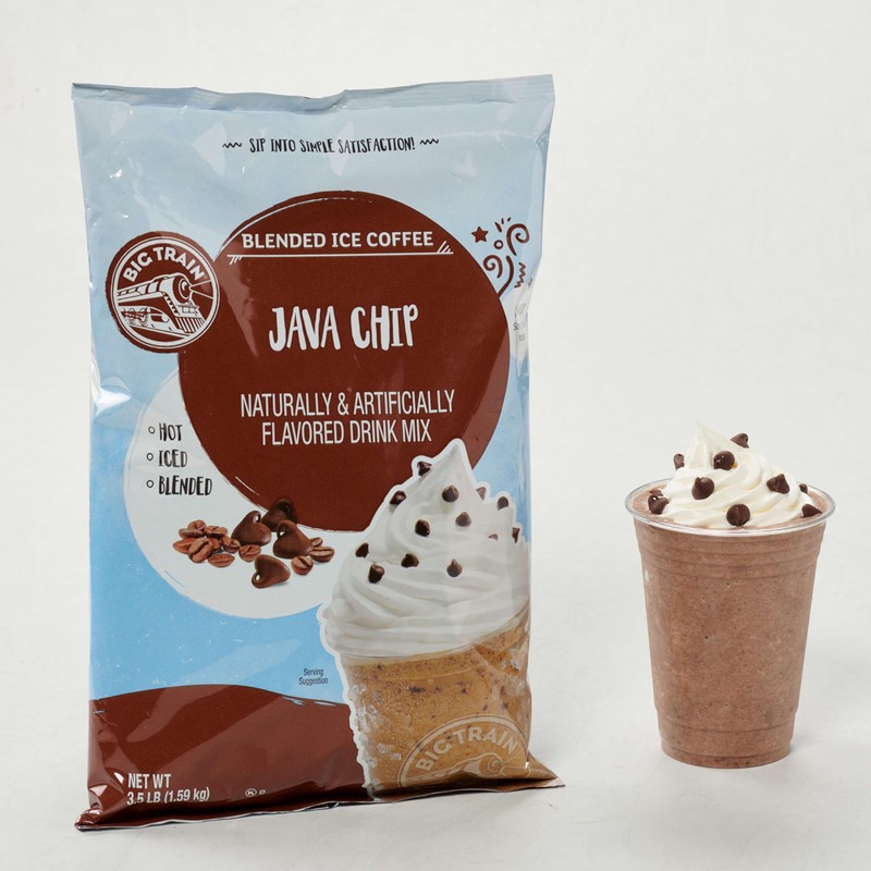 Big Train Java Chip Blended Ice Coffee Beverage Mix, 3.5
