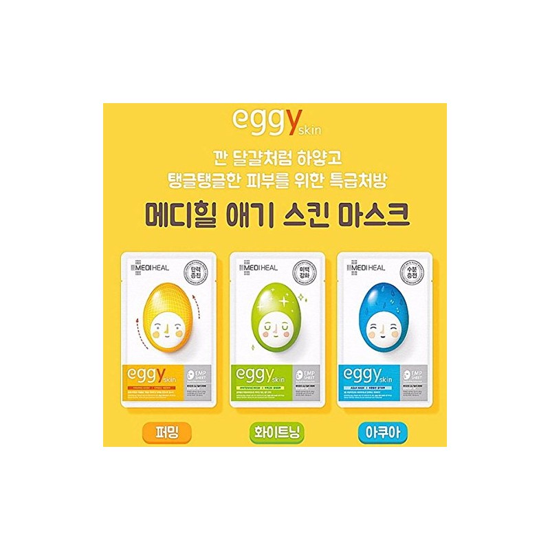 Mediheal Eggy Skin Aqua Mask 10PC – Deep Hydration &