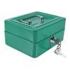 Kippen 10032V1 Cash Box with Coin Compartment, Colour: Green, Dimensions: