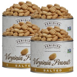 4 Pack-18oz Can Salted Virginia Peanuts