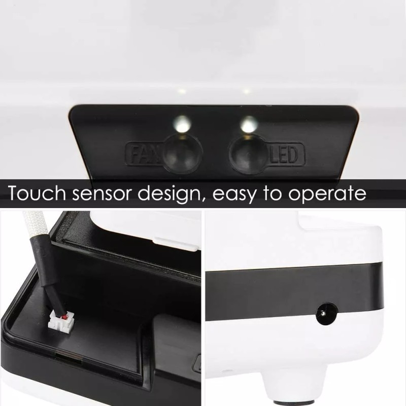 Salmue Extractor De Polvo Para Uñas, Colector De Polvo Manicura