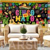 Cinco de Mayo Banner, Large Fabric Mexican Backdrop Decorations, Sign