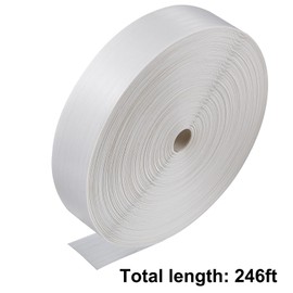 Chain Link Fence Privacy Strip, Privacy Fence, 246 ft. Fence Privacy Strip, (Includes 200 Clasps + One Hole Punch) White，Suitable for Decks, patios,grates, Wire mesh and More.