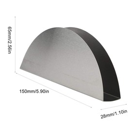 Napkin Holders for Tables, Fan-Shaped Stainless Steel Napkin Organizer Freestanding Tissue Holder Dispenser for Restaurant Hotel