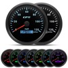 110MM GPS Speedometer 0-120MPH Speed Gauge Odometer with 7 Colors