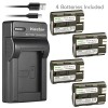 Kastar BP-511 Battery or Slim USB Charger for Canon Optura