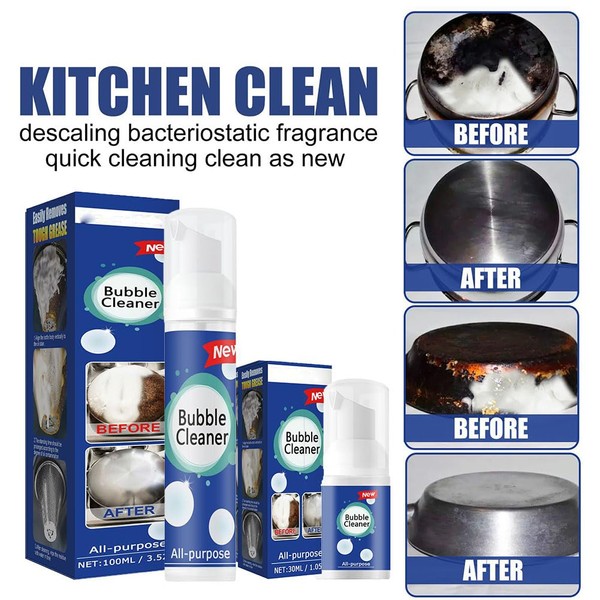 RJDJ All Purpose Rinse Cleaning Foam, All-Purpose Rinse-Free Cleaning Spray,