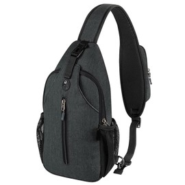 Tautrophen Crossbody Sling Bag Chest Daypack Small Shoulder Backpack Casual Multipurpose for Hiking Travel Men Women