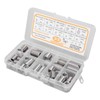 33PCS M8x1.25 Threaded Insert Assortment Kit Stainless Steel Thread Reducer
