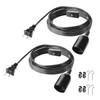 2-Pack Extension Hanging Lantern Cord Cable UL 375W with E26