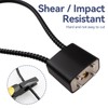 Pack of 2 Cable Lock with Key, Small Cable Lock