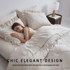 Beige King Size Comforter Set, Bed in a Bag 7