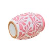 Pink Espiga Plumeado Bola Clay Vase - Florero Barro -