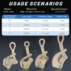 1T Cable Puller Grip,0.5/1/2/3T Wire Rope Pulling Clamp,Multifunctional Pulling Tightening