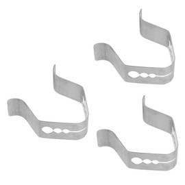 3PCS Barbecue Probe Clip 3-Hole Barbecue Thermometer Probe Fixing Clip Holder Kitchen BBQ Oven Grill Accesorio Acero inoxidable