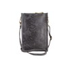 Duna Leather Shoulder Bag (Grey)