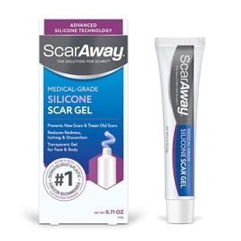Gel de silicona para cicatrices ScarAway, ayuda a mejorar el tamao, el color y la textura de las cicatrices queloides hipertrficas causadas por...    