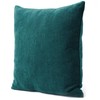 Encasa Homes Chenille Cushion Covers, Set of 2, Scarlet Red,