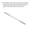 METALLIXITY M6 Thread 100mm Length Double Ended Stud Screws 5