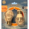 GE (2 bulbs) GE LED daylight Ceiling Fan Light Bulb, 40 watt equivalent using only