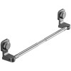 Suction Cup Towel Rack, Adjustable 12–24 in Wall Mounted Bathroom