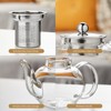 Glass Teapot with Removable Infuser, 27 oz/800ml Glass Tea Pot
