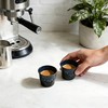 seicasaya 3.5 oz Espresso Cups Set of 2 Ceramic Demitasse