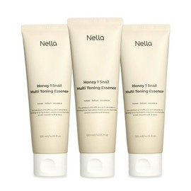 Nella 허니원스네일 멀티토닝 올인원 에센스 120ml 3개 HoneyOne Snail Multi-Toning All-In-One Essence 120ml x 3