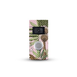 MightySkins Carbon Fiber Skin Compatible with Ring Video Doorbell (2nd Generation) - Chinoiserie Jungle | Protective, Durable Textured Carbon Fiber Finish | Easy to Apply