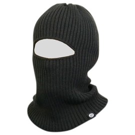 North Peak NP-6400 BK Balaclava Face Mask, Balaclava, Knit Type, One Size Fits All