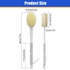 elzle Spazzola Schiena Doccia,44 cm Manico Lungo Spazzola per Corpo,