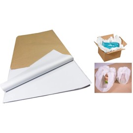 45 Sheets of White Acid Free Tissue Paper for Clothes Decorative Gift-Wrapping Sketch and Cutting Paper for Art Craft and Packing -18gsm - 450mm x 700mm