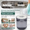 2 Pack Automatic Foaming Soap Dispenser, 14oz/400ML USB Touchless Soap