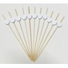AILEXI Cocktail Sticks 100 Counts Wooden Toothpicks Party Supplies frill