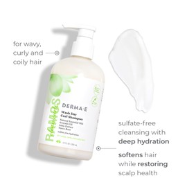 Derma E Ramos Wash Day Curl Shampoo, 12 oz