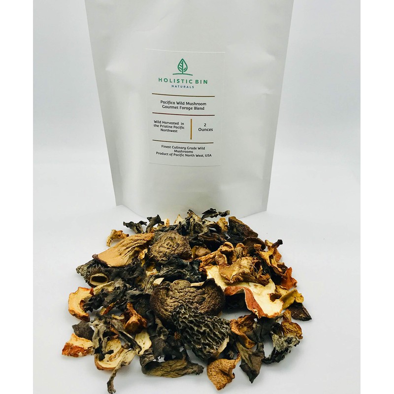 Pacifica Wild Mushroom Gourmet Forage Blend by Holistic Bin -