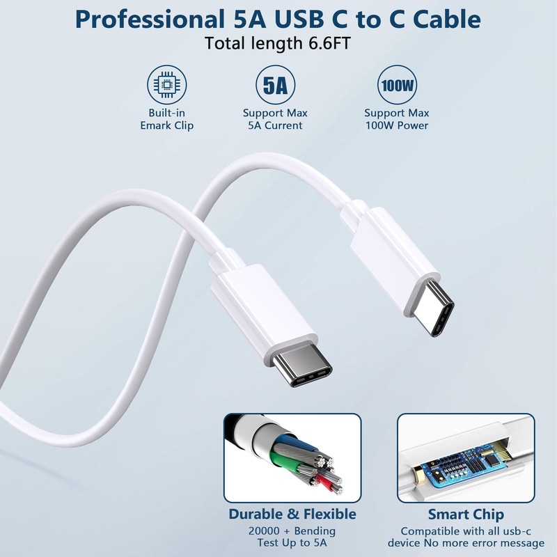 AYKLCZUU Mac Book Pro Charger 61W USB C Charger Power