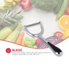 Home Basic Horizontal Zinc Veg Peeler