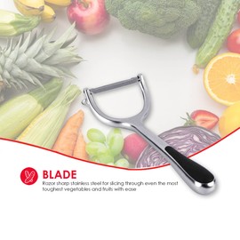 Home Basic Horizontal Zinc Veg Peeler