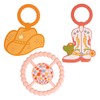 Reece Studio Disco Cowboy Teether Set of 3, Baby Sensory