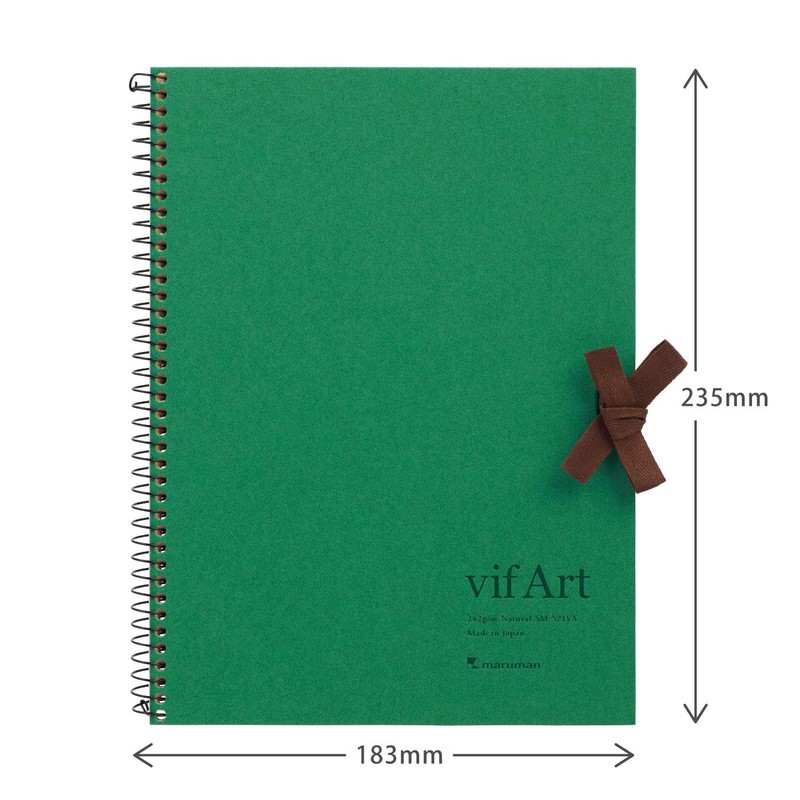 Maruman S21VA vifArt Watercolor Paper Sketchpad, SM, Medium Grain