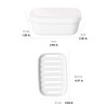 MXY Soap Box, Travel Soap Case with Lid and Drain