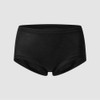 JAJU [JAJU] Women's Modal Sanitary Hip Hugger Panty 3-Pack_Black