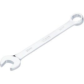 Vigor Combination Spanner V7740-20 SW 20 mm Long Version 15 Degree Offset External Hexagonal and Double Hexagonal Profile Chrome-Plated and Polished