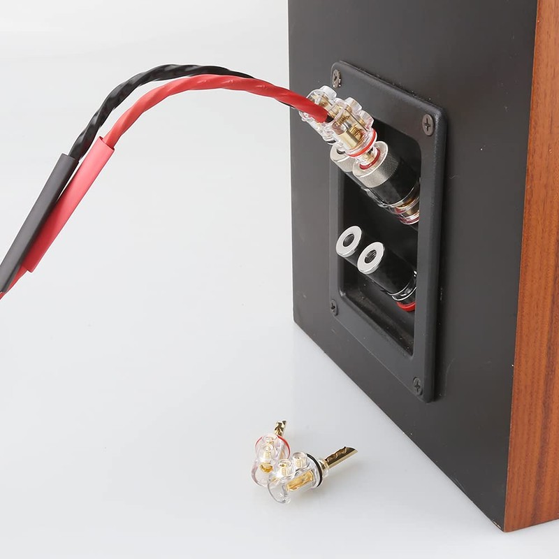 Viborg Audiocrast 4X HiFi Speaker Banana Plug Connectors 4MM BFA
