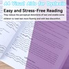 Weysoo A4 Colour Overlays for Dyslexia, 8pcs Dyslexia Reading Overlays
