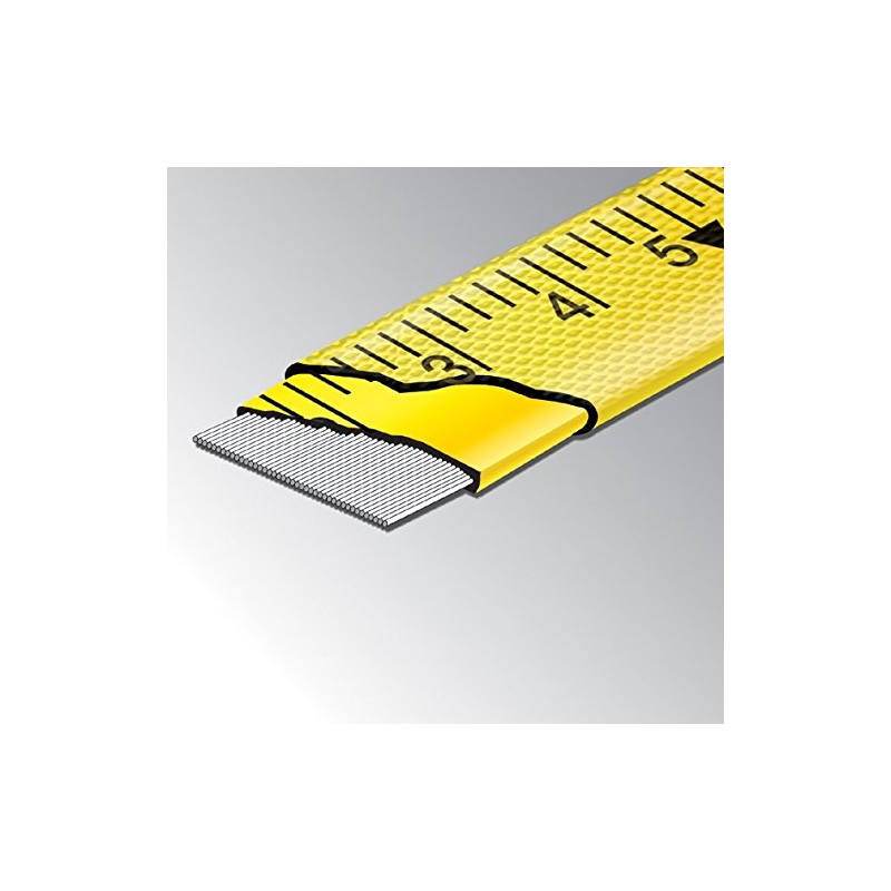 Komelon 6622 Open Reel Fiberglass Tape Measure, 200-Feet, Green